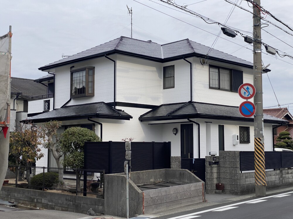 神戸市西区で施工したチョーキング・シーリング劣化を改善した外壁塗装・屋根塗装施工事例